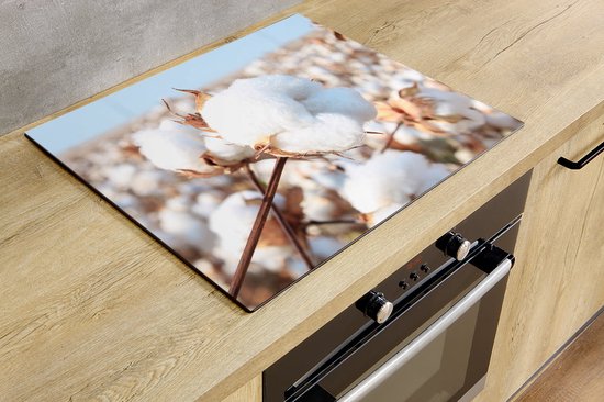 Protection induction - Cotton Field - 82x52 cm - Protection induction - Plaque de cuisson induction - Tapis induction - Antidérapant - Décoration Cuisine - Accessoires de vêtements pour bébé de Cuisine