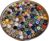 Table à bière - capsules de bière - époxy - Fête des Pères - man cave
