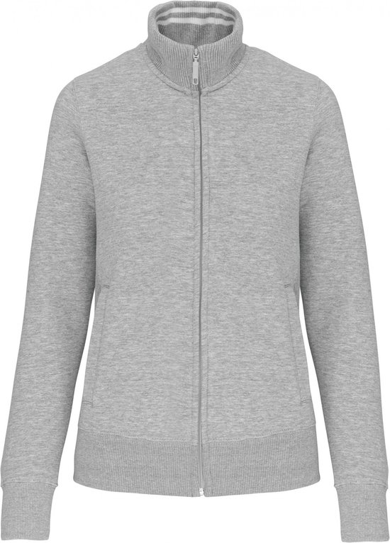Sweatshirt Dames XXL Kariban Lange mouw Oxford Grey 80% Katoen, 20% Polyester
