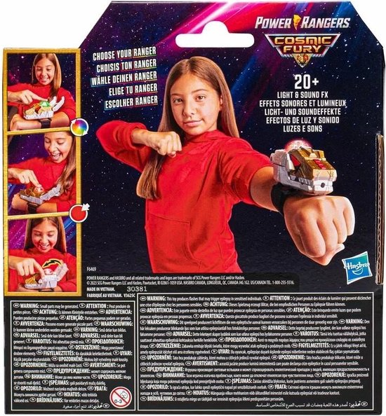 Hasbro F64695L0 - Power Rangers Cosmic Fury Morpher, 20+ licht- en geluidseffecten - 