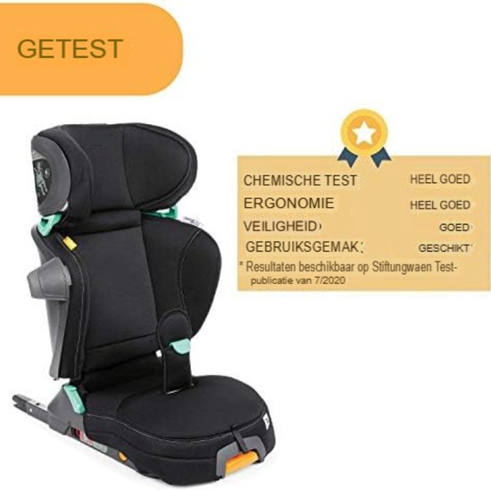 Kinderstoel Auto- Kinderzitje Auto- Zitverhoger Auto- Kinderzitje Stoelverhoger- Zwart van Kinder — afbeelding 3