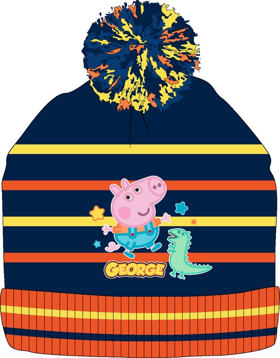 Peppa Pig George Hat - Bonnet - Bonnet d'hiver - Taille 52/54