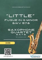 Little Fugue in G minor - Saxophone Quartet 2 - Saxophone Quartet "Little" Fugue in G minor (score)