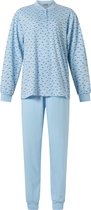 Lunatex - dames pyjama 124197 tulp - blauw - maat L