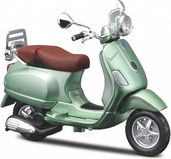 Maisto Vespa LXV Scooter - Groen - Speelgoed Scooter - Schaal 1:18