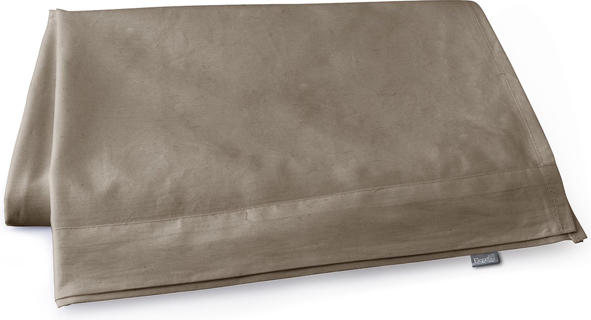 Eleganzzz Laken Katoen Perkal - Zand - Laken 200x260cm - Tweepersoons - Lakens