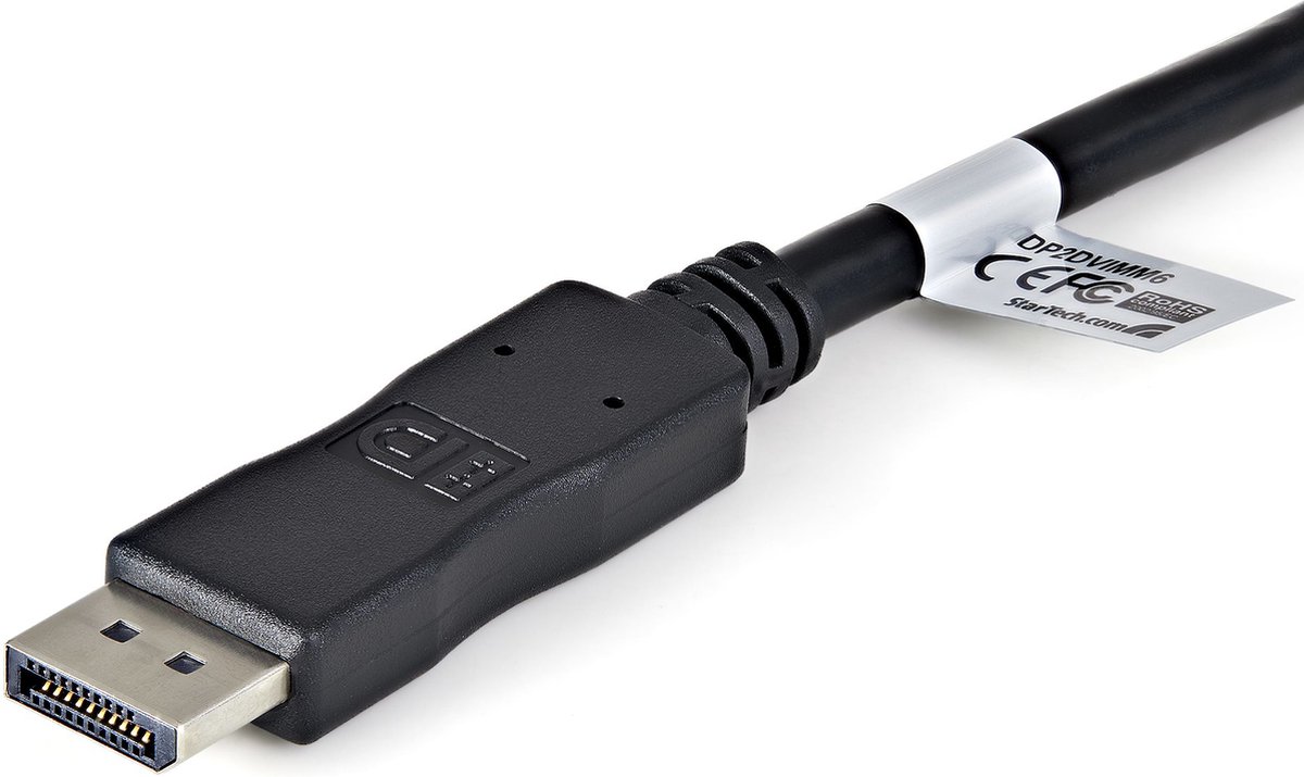 StarTech.com DP2DVIMM6X10 video kabel adapter 1,82 m DVI-D Zwart