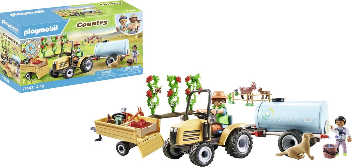 PLAYMOBIL Country Tractor met aanhanger en watertank - 71442 — afbeelding 7