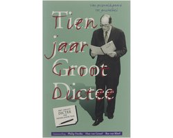 Omslag van Tien jaar groot dictee verzameling