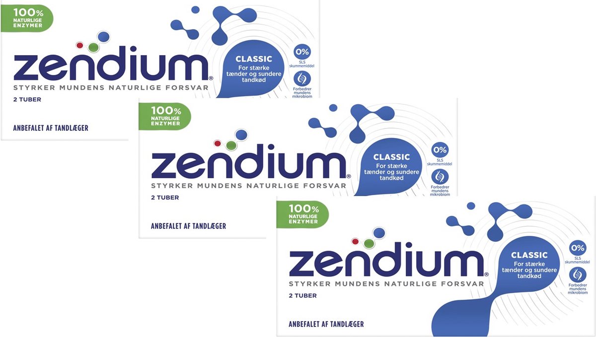 Zendium Classic Tandpasta 6 x 50 ml