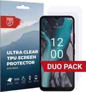 Rosso Screen Protector Ultra Clear Duo Pack Geschikt voor Nokia C22 | Folie | 2 Stuks