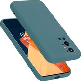 Cadorabo Hoesje geschikt voor OnePlus 9 PRO in LIQUID GROEN - Beschermhoes gemaakt van flexibel TPU silicone Case Cover