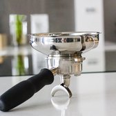 Portafilter met Houten Handvat, Ideaal voor Handmatige Espressomachines en Theedranken (F Jacoranda Portafilter met Houten Handvat, Ideaal voor Handmatige Espressomachines en Theedranken (F Jacoranda