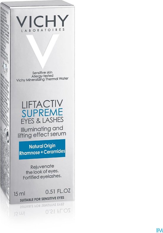 Vichy Liftactiv Supreme Serum 10 Oogcrème & Wimpers - Anti-Aging - Voor elk huidtype - 15ml - VICHY