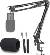 professional microphone arm - QuadCast Boom Arm Stand / microfoonhouder, microphone arm standard adjustable microphone stand 40.1 x 12.3 x 4.8 cm