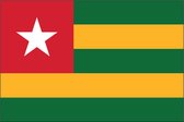 VlagDirect - Togolese vlag - Togo vlag - 90 x 150 cm