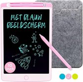 Bol.com Tekentablet Kinderen - Tekentablet Met Scherm - Grafische Tablet - Roze - 10inch aanbieding