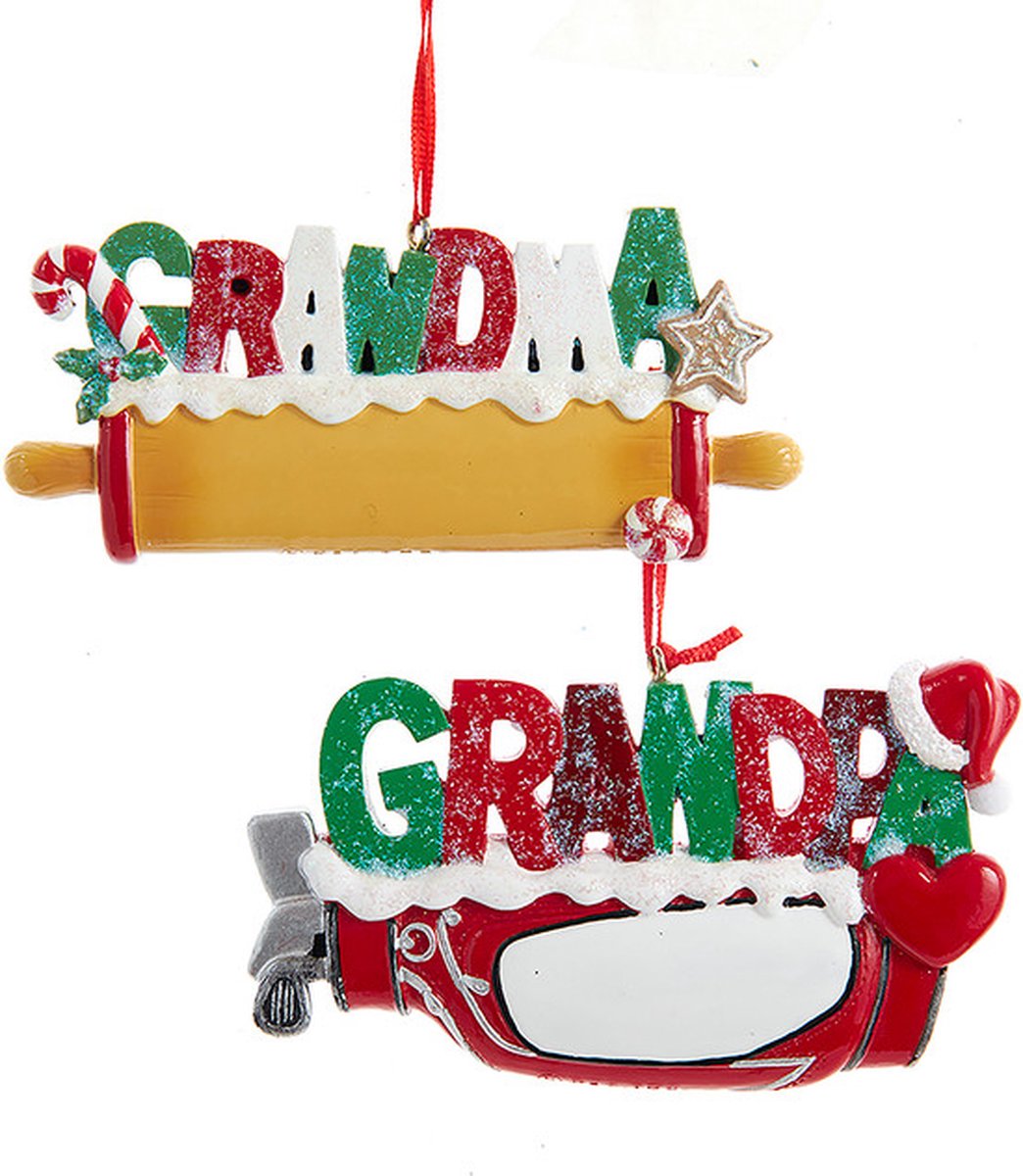 Kurt Adler Ornament Grandpa Opa golf of Grandma