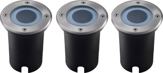 Ledvion - Aluminium - Zilverkleurige - Inbouw - Ronde - Tuinspots