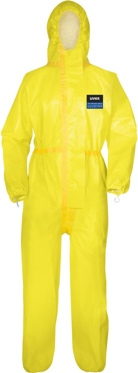 Uvex Wegwerpoverall geel (89880)
