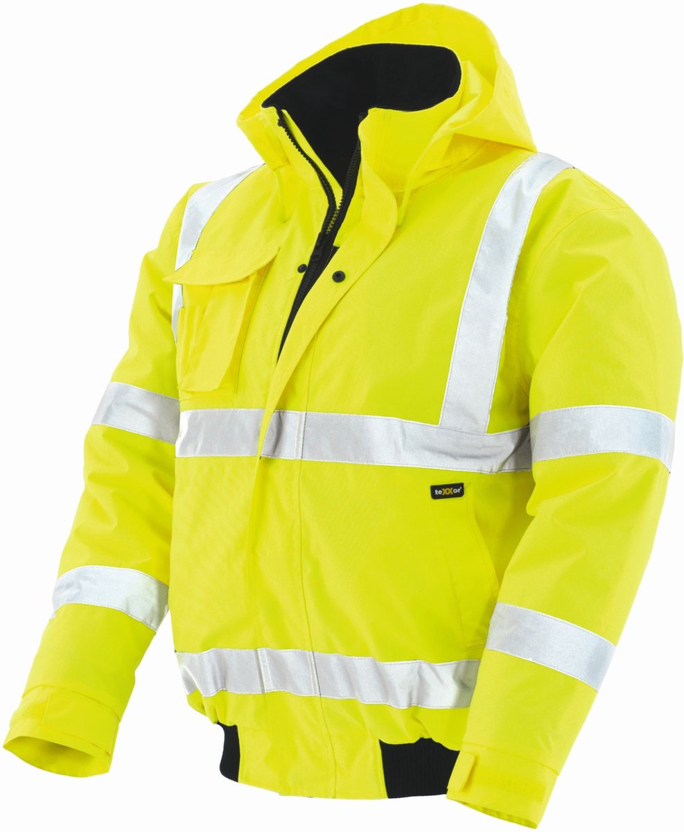 teXXor Warn-Wetterschutz-Pilotenjacke Whistler Leuchtgelb-M