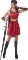 Vegaoo - Kostuum middeleeuwse krijgsvrouw voor vrouwen