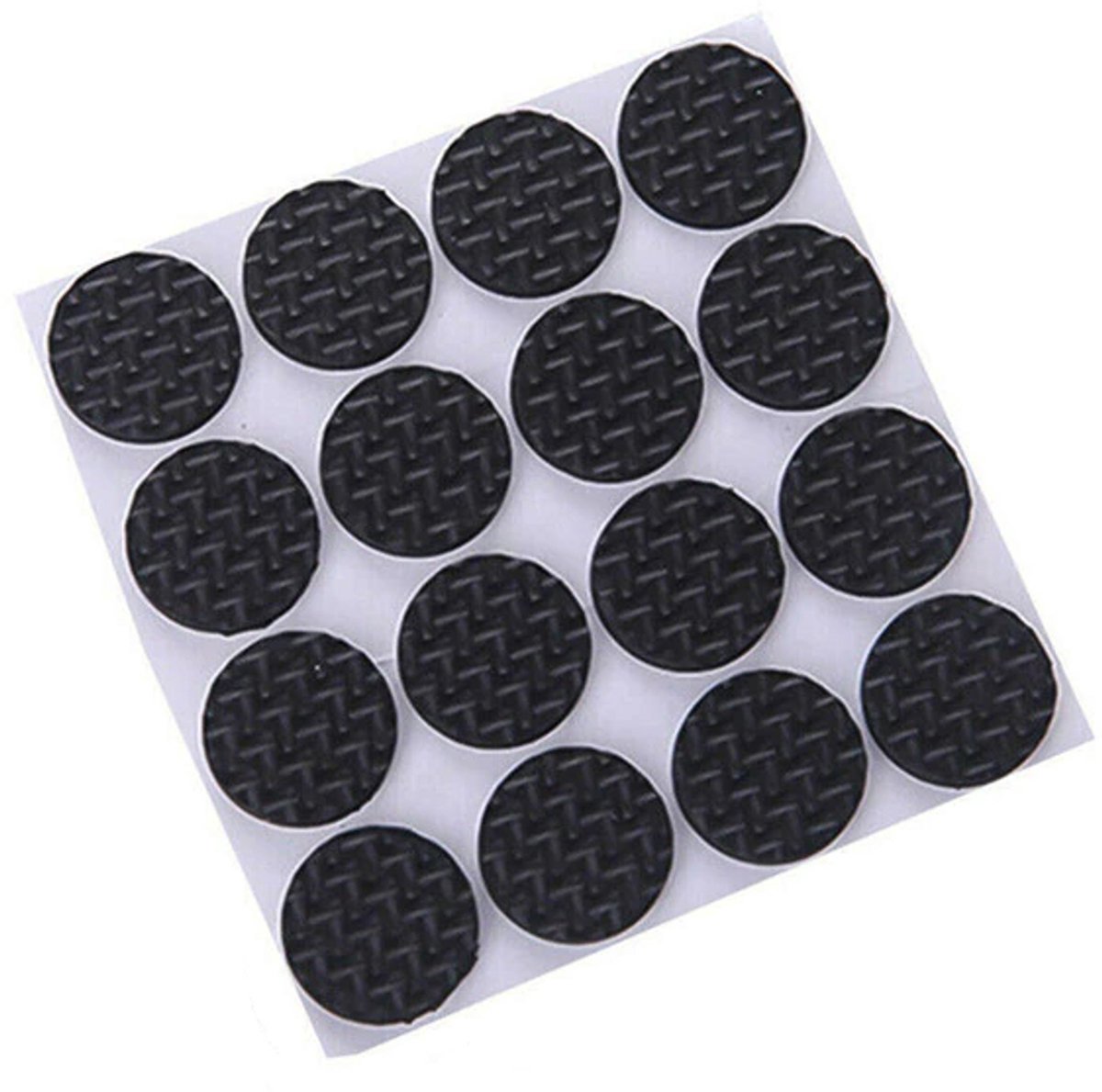 Gadgetpoint - Zelfklevend Meubelvilt - Antislip & Antikras Meubelonderzetters - Vloerbeschermers - Rond 16 stuks 2cm