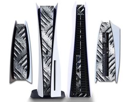 Gadgetpoint - Console Sticker Strip voor PS5, PlayStation 5 - Performance Gaming Skin - Bescherming Accessoires - Staal