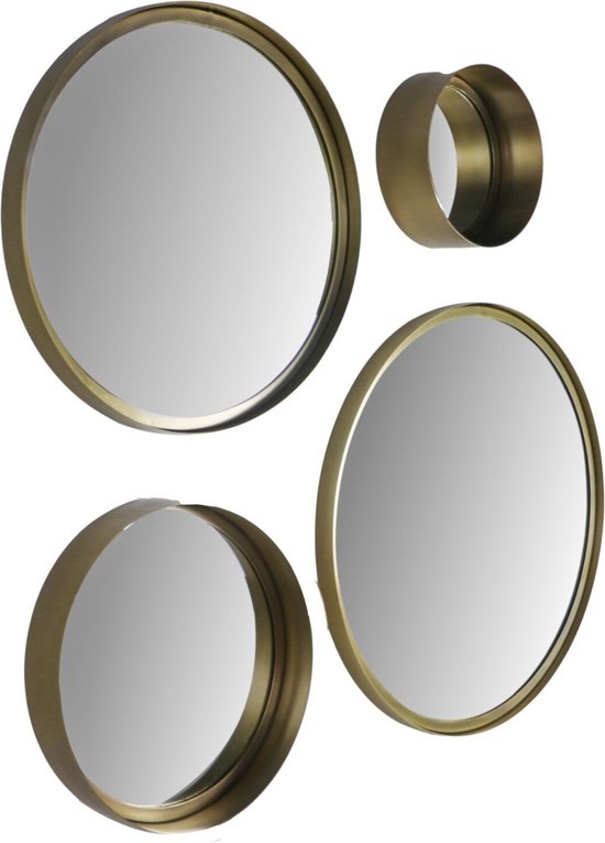 Tendance Wandspiegel - rond - bamboe - naturel - 38 x 38 cm | Leen Bakker Tendance Wandspiegel - rond - bamboe - naturel - 38 x 38 cm | Leen Bakker