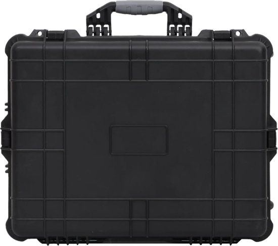 VidaXL Valigetta Da Volo Rigida Con Ruote Nera: 63x50x23 Cm – PP E ABS Con Schiuma Interna - 5