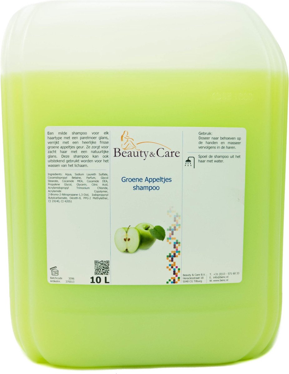 Beauty & Care - Green Apple shampoo - 10 L. new
