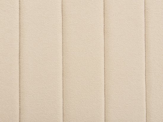 VILETTE - Lit double - Beige - 180 x 200 cm - Bouclé