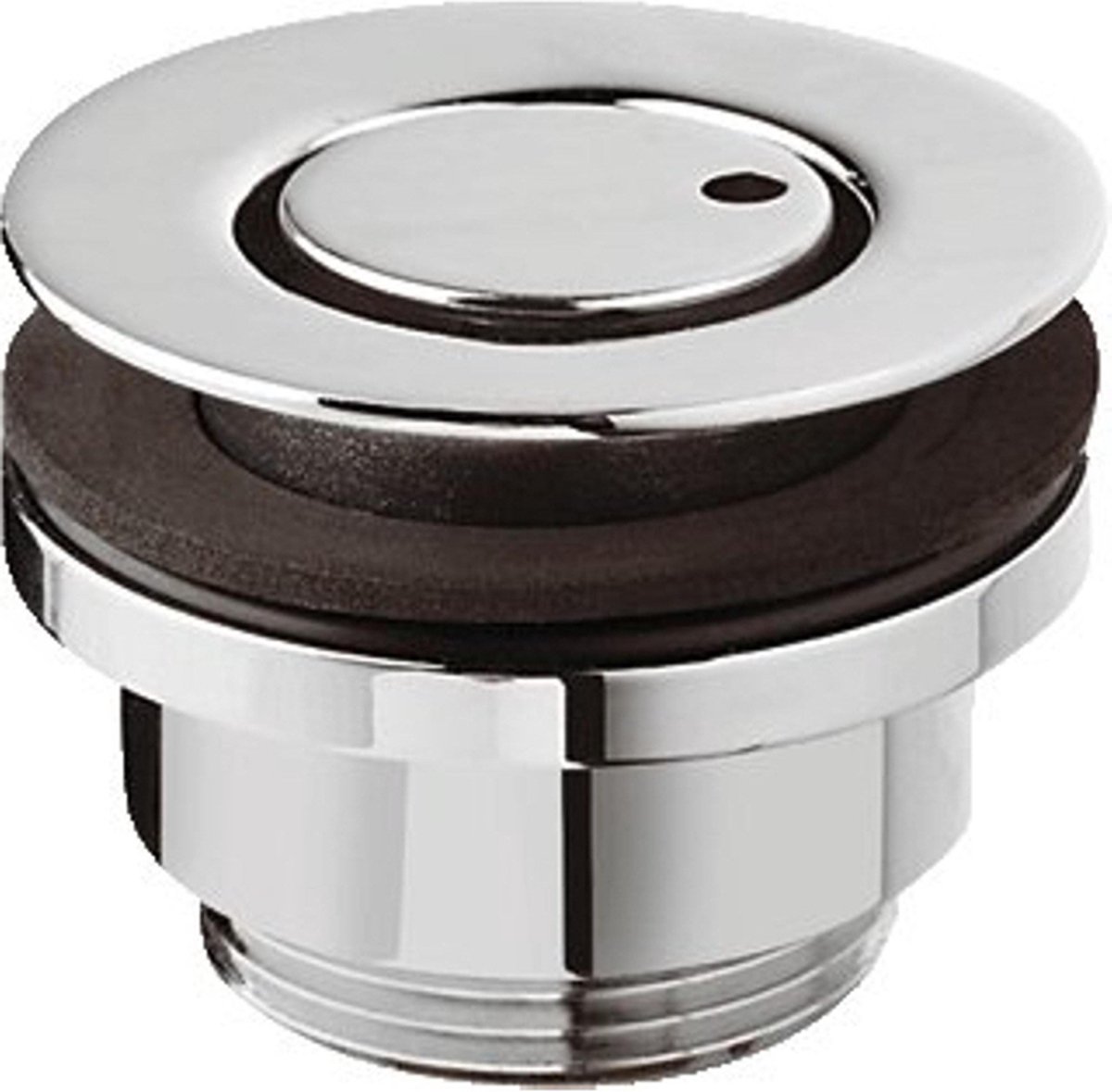 Raminex Eye afvoerplug universeel voor wastafel 1 1/4 met vaste afdekplaat O63mm chroom