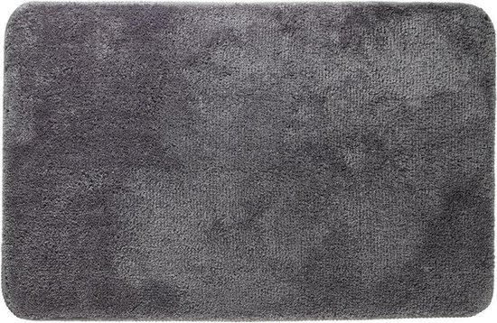 Sealskin Angora - Badmat 60x90 cm - Polyester - Donkergrijs - Sealskin