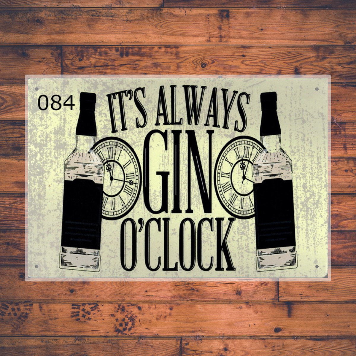 Wandbordje it's Always Gin o'clock