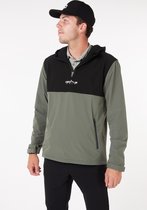 ANORAK JACKET GREEN - 1/2 ZIP - GOLF JAS - MAAT M - DEDITUS GOLF