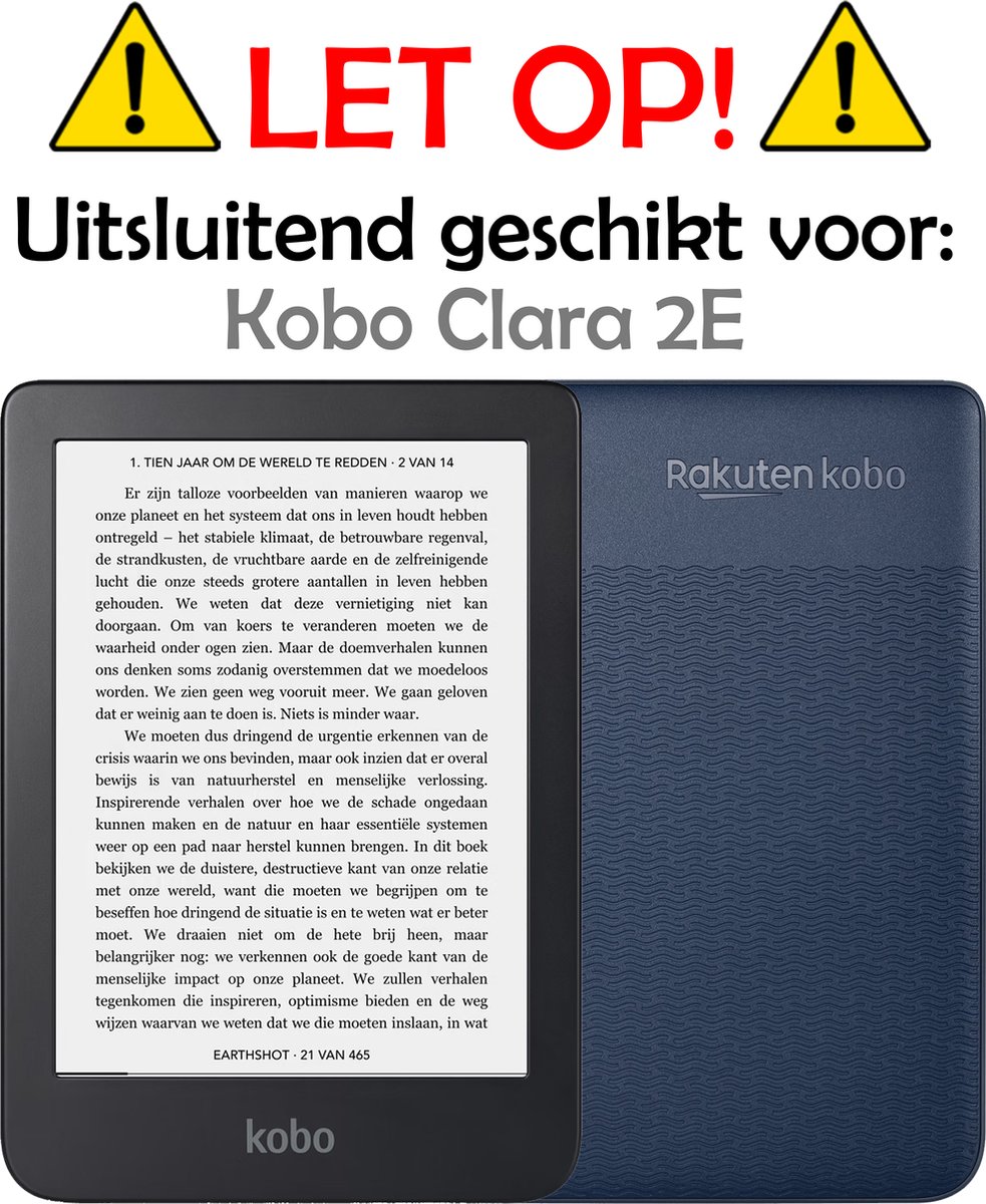 Étui adapté pour Kobo Clara 2E Housse de protection Housse de protection de  Luxe avec