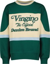 Vingino Sweater Noan Garçons Sweater - Vert bouteille - Taille 140