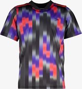 Dutchy Dry kinder voetbal T-shirt met print - Zwart - Maat 122/128