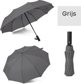Graaftrendy Automatische paraplu -storm paraplu, extra sterk, Ø 105 cm, grijs