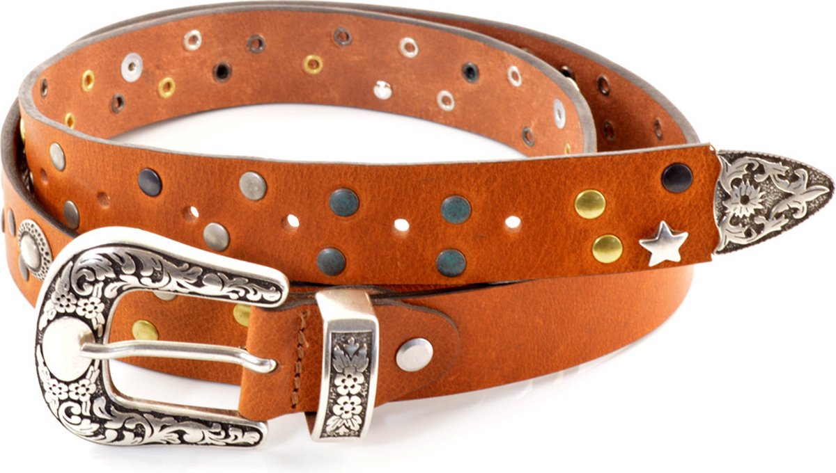 Dames Riem Galaxy Cognac leer
