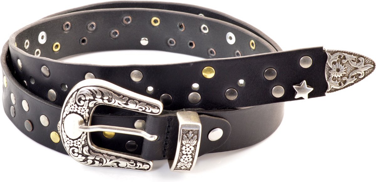 Dames Riem Galaxy Zwart leer