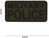 Embleem 3D PVC Military Police groen