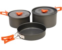 Vango Hard Anodised 2 Person Cook Kit - Potten & Pannen - Grey