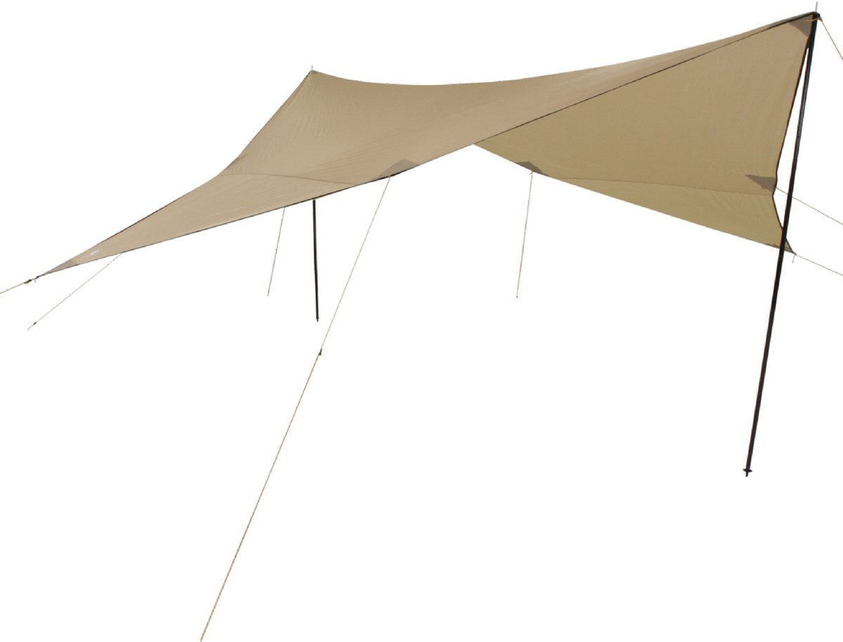 CampGuru Tarp polyester 3x3 - Tarpen - Khaki