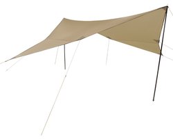 CampGuru Tarp polyester 3x3 - Tarpen - Khaki