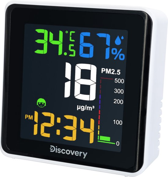 Weerstation Luchtdeeltjesmonitor Discovery Thermometer