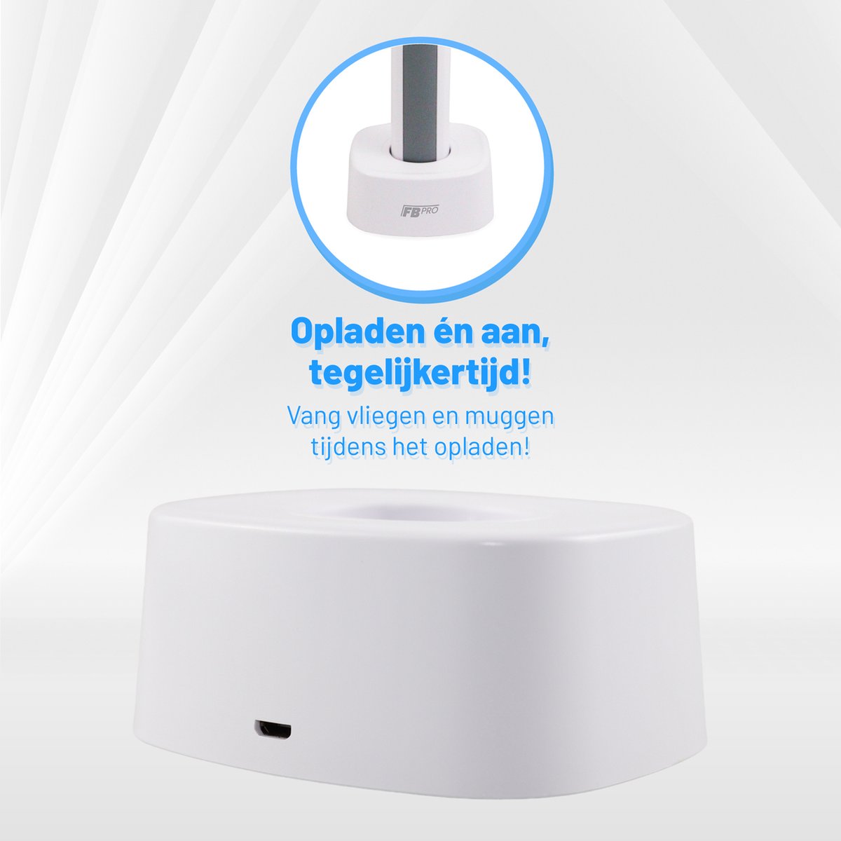 Surakey Elektrische roterende vliegenval, USB-aangedreven kunststof