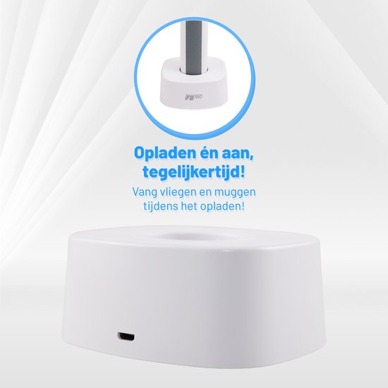 Intelectro Elektrische Vliegenmepper - Voor een Mug- en Vliegvrije