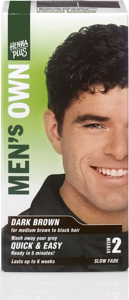 Hennaplus Men's Own Dark Brown - Haarverf - 3 Stuks - Voordeelverpakking